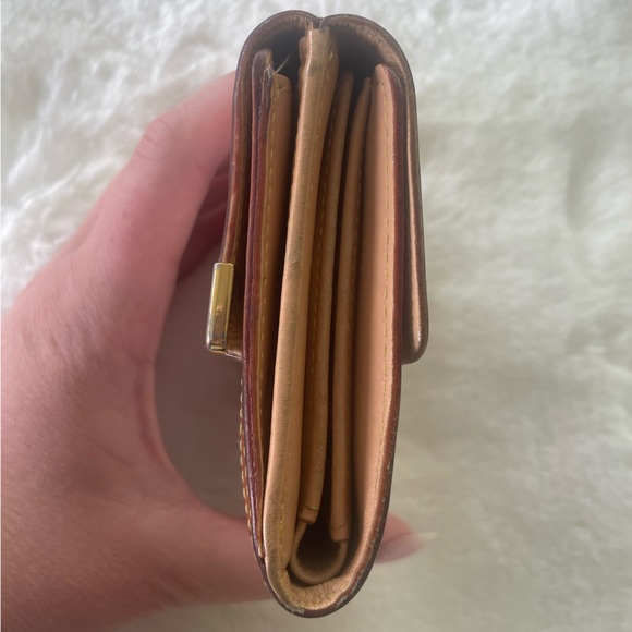 Authentic Louis Vuitton Monogram Multicolor Portefeiulle Elise Trifold Wallet - Picture 4 of 9